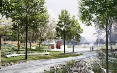 Simulació del projecte del Parc del Nord | Cedida